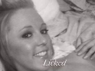 Licked